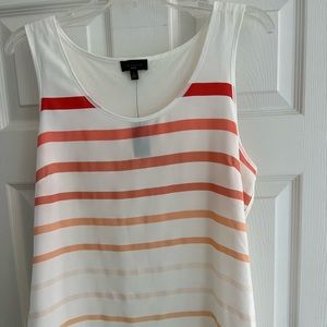 Ombre striped tank. New with tags.